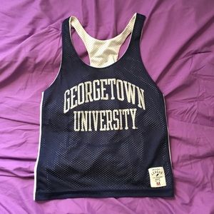 Georgetown university lacrosse pinnie
